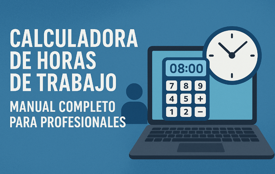Calculadora de Horas de Trabajo - Manual Completo para Profesionales
